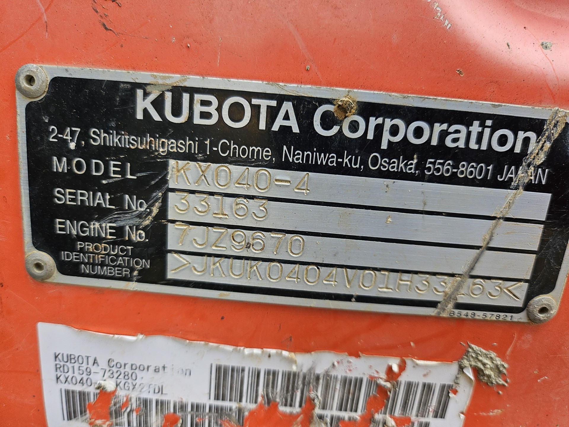 2019 Kubota KX040-4 Mini Excavator - Image 7