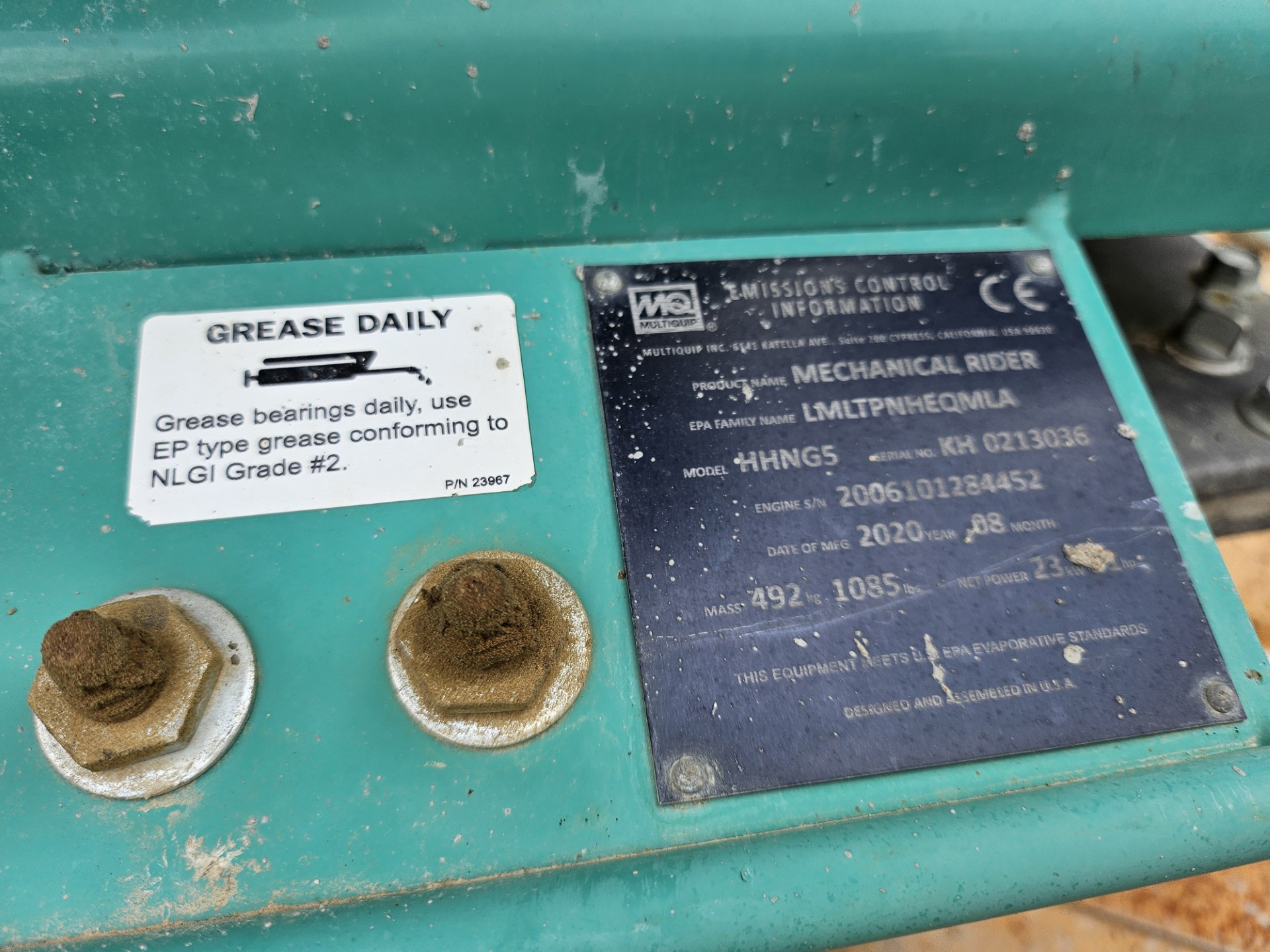 Whiteman/Multiquip HTX6 Power Trowel - Image 5