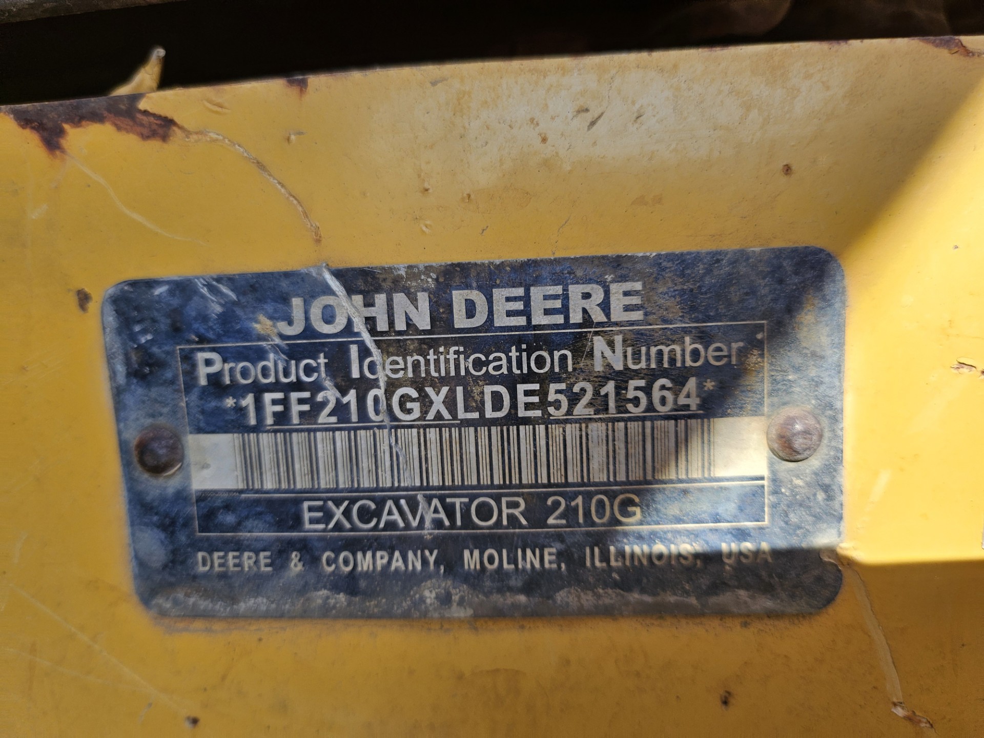 2013 John Deere 210G LC Tracked Excavator - Image 8