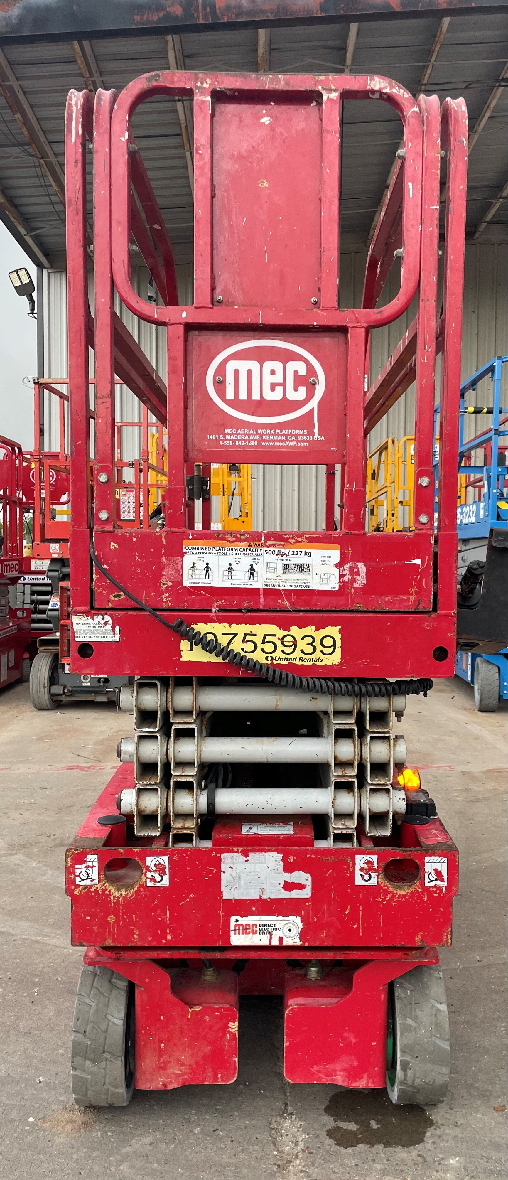 2018 MEC 1930SE Electric Scissor Lift - Image 7