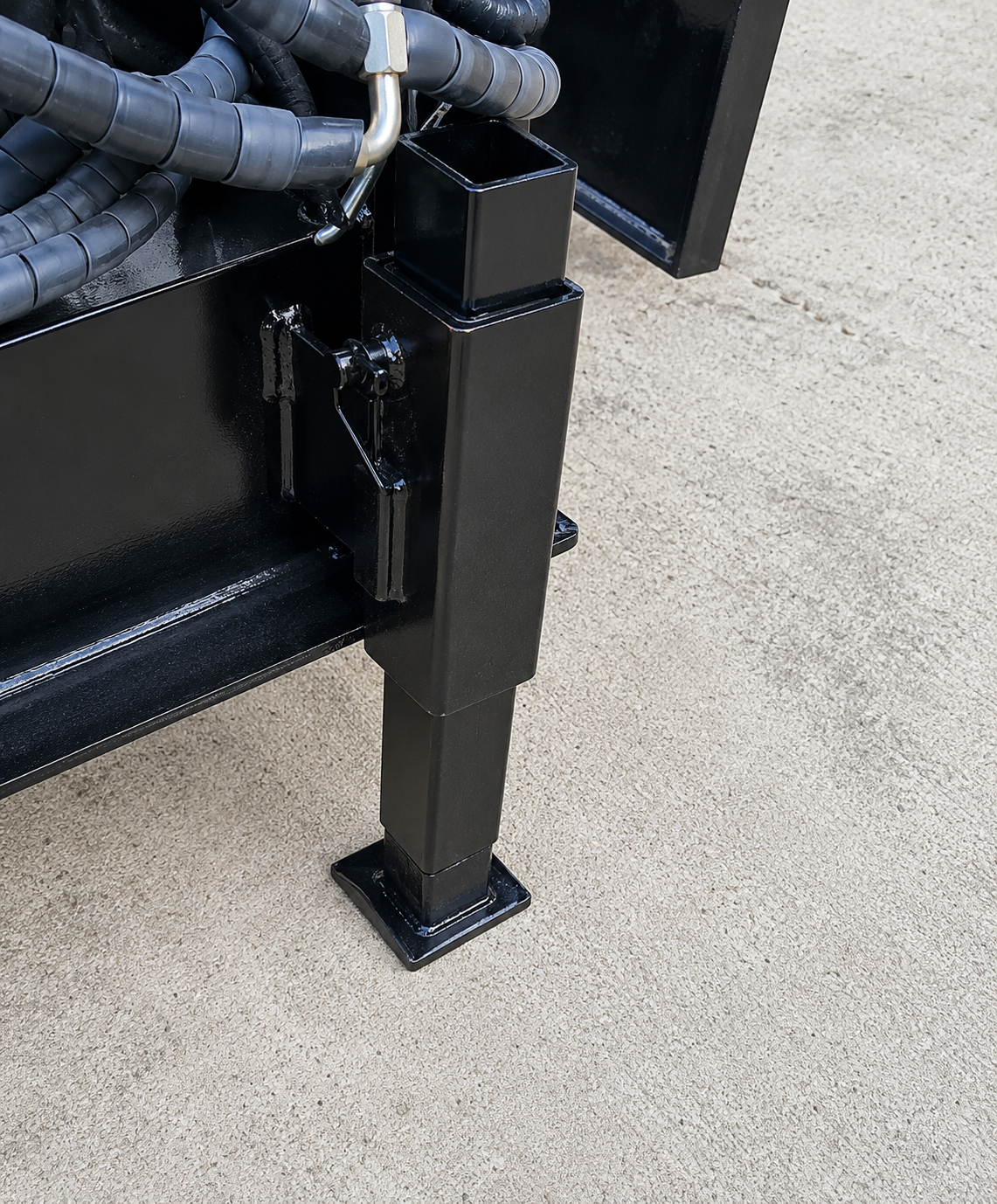 GIYI Sweeper Hydraulic Manual Angle Broom Attachment