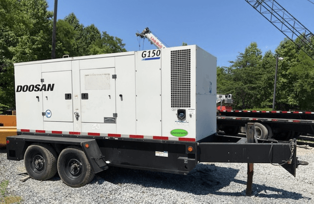 2016 Doosan G150 Trailer Mounted Diesel Generator - Image 4