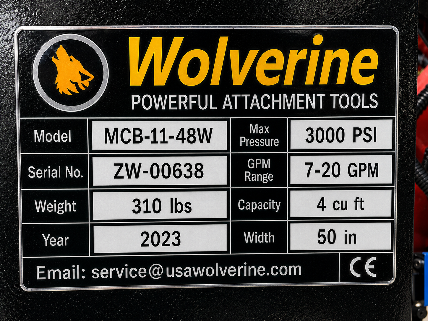 Wolverine 4 in 1 Hydraulic Bucket Attachment - Image 9
