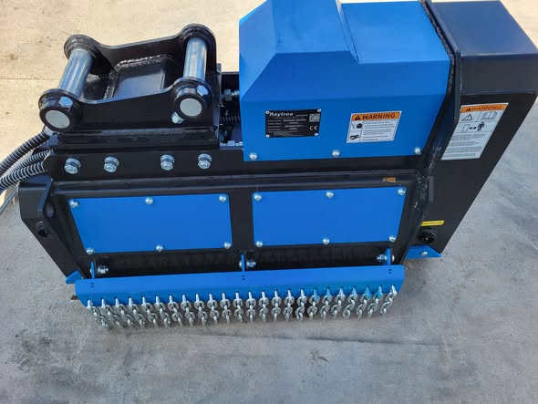 Raytree 32" Drum Forestry Hydraulic Mulcher Attachment