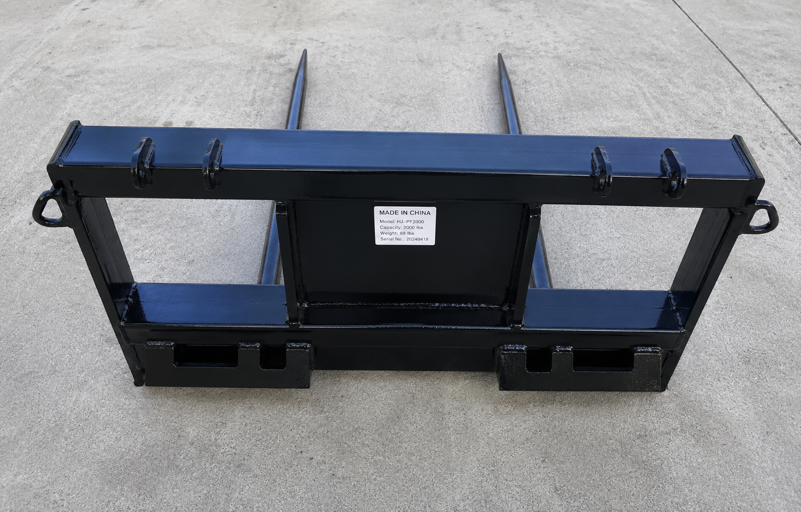 Unused JCT Hay Bale Spear Attachment - Image 2