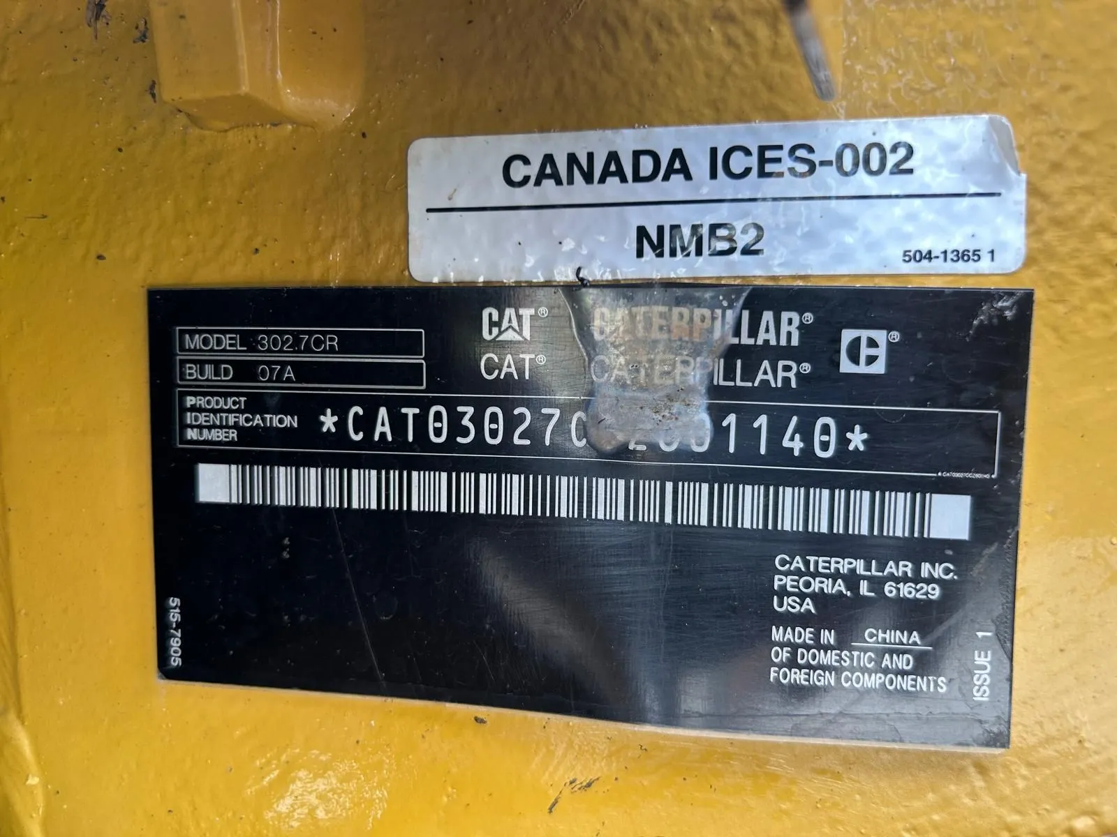 2022 Caterpillar 302.7 DCR Mini Excavator - Image 13