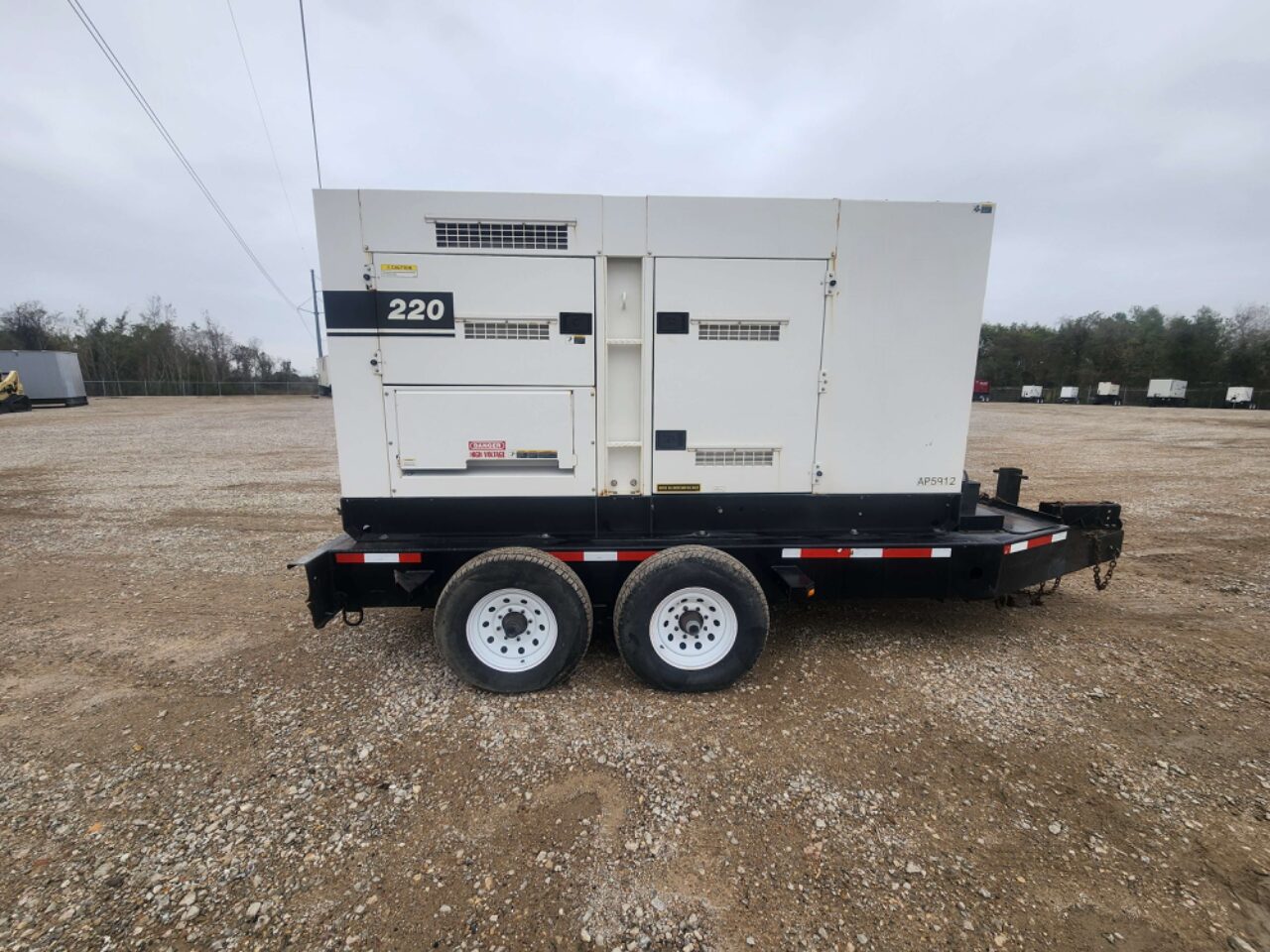 2016 Multiquip DCA220SSJU4F Trailer Mounted Diesel Generator