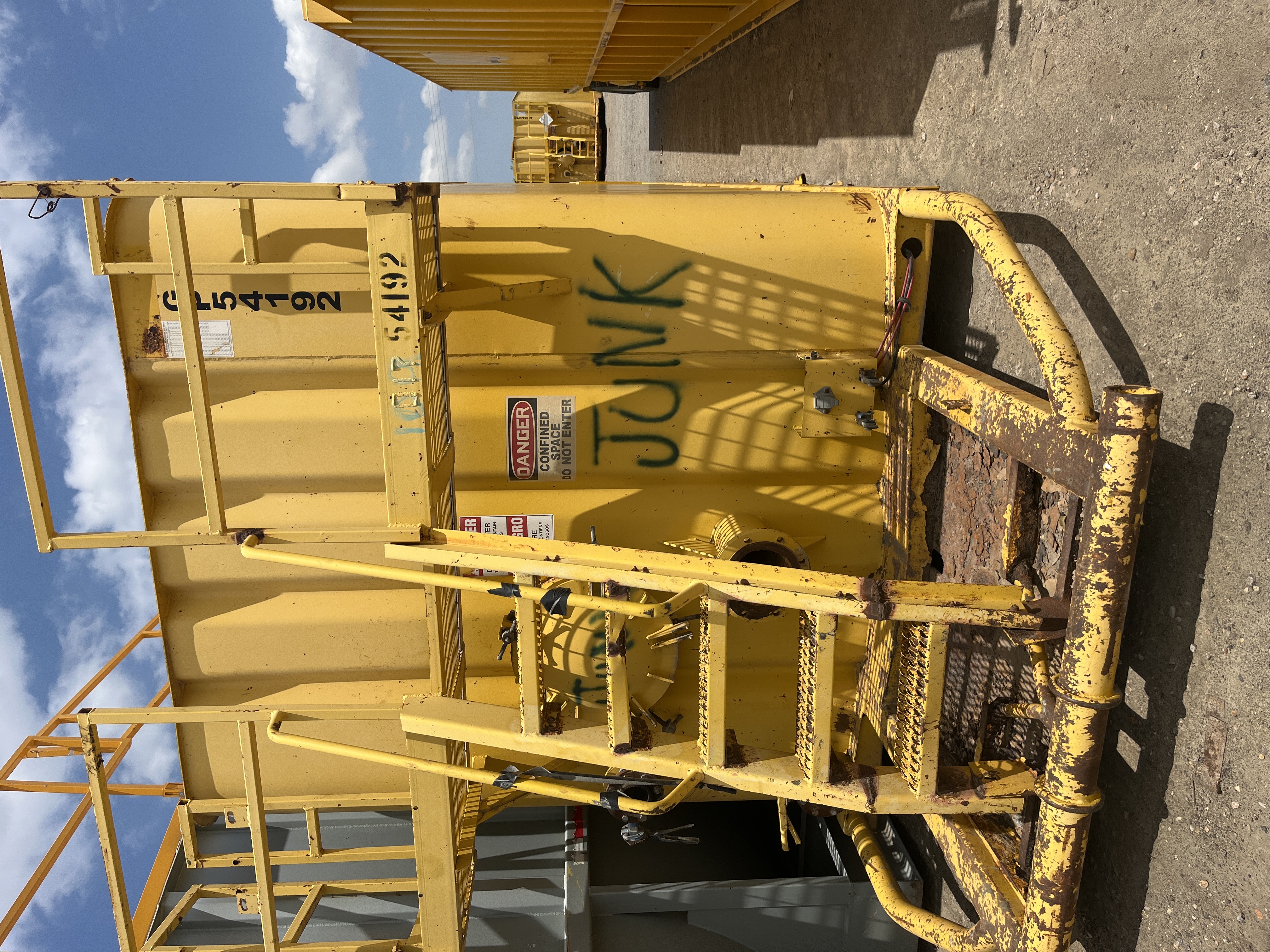 TANK, FRAC, FLAT TOP, 500BBL INT MAN - Image 2