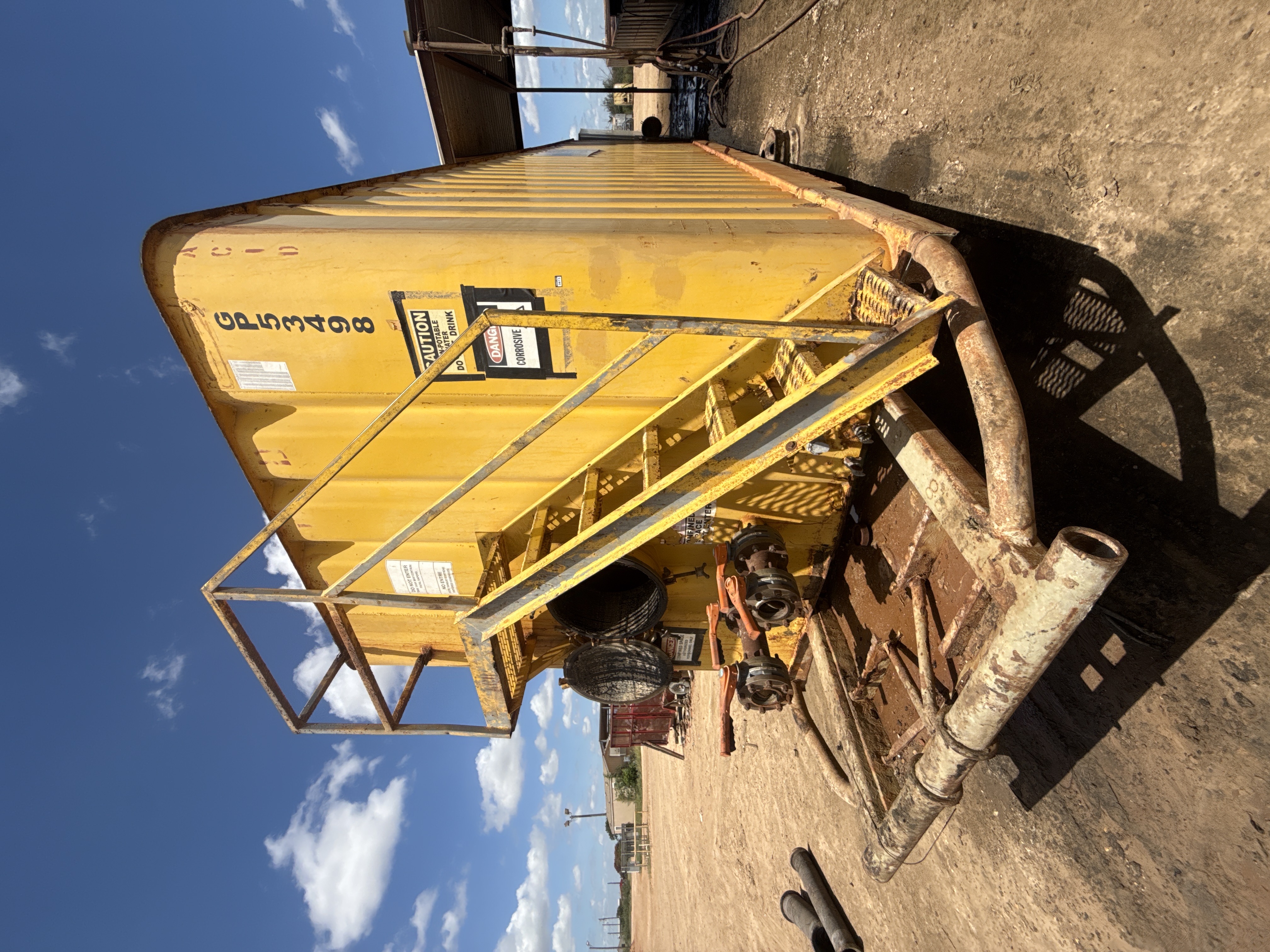 TANK, FRAC, FLAT TOP, 500BBL