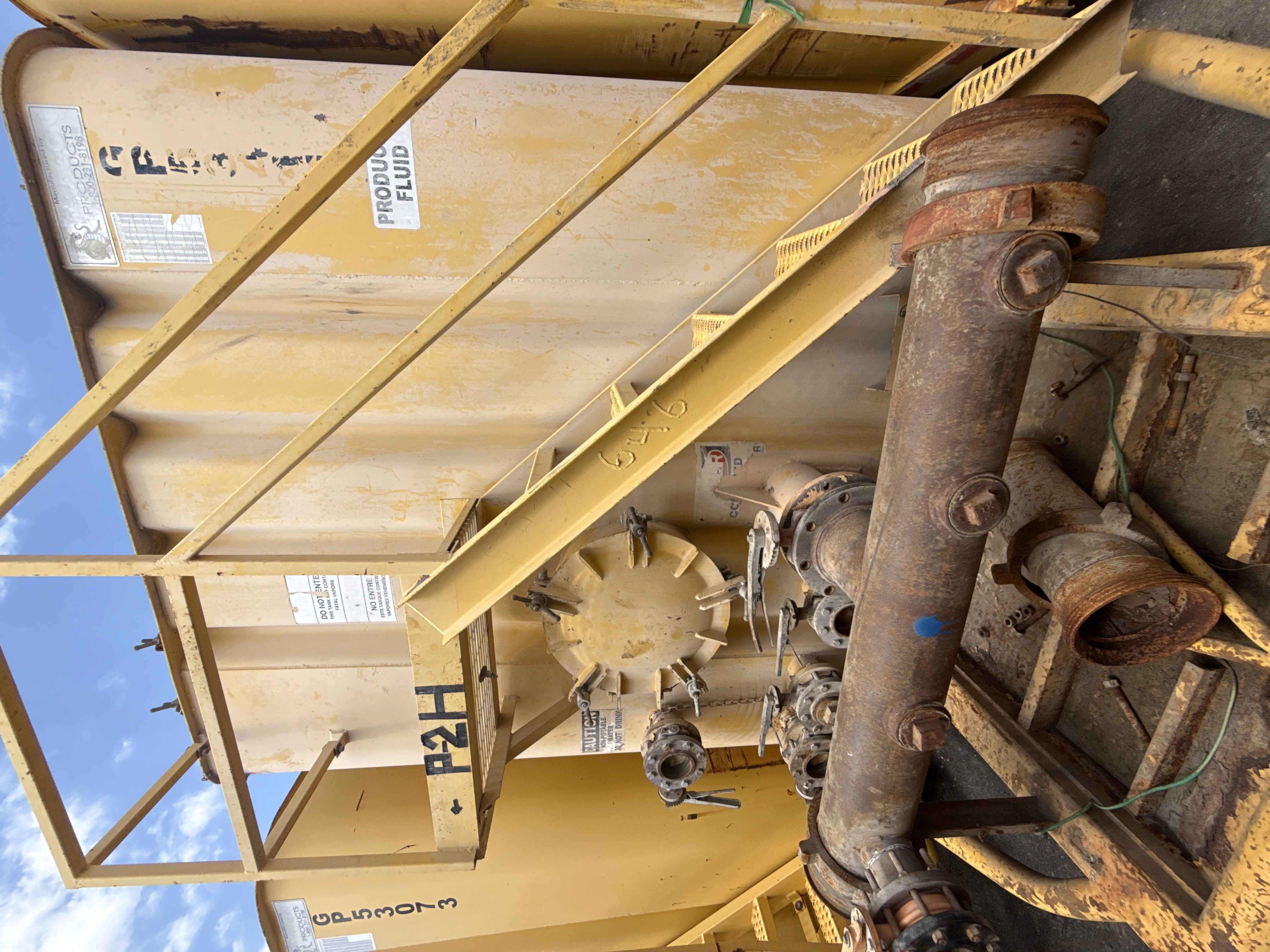 TANK, FRAC, FLAT TOP, 500BBL INT MAN - Image 2