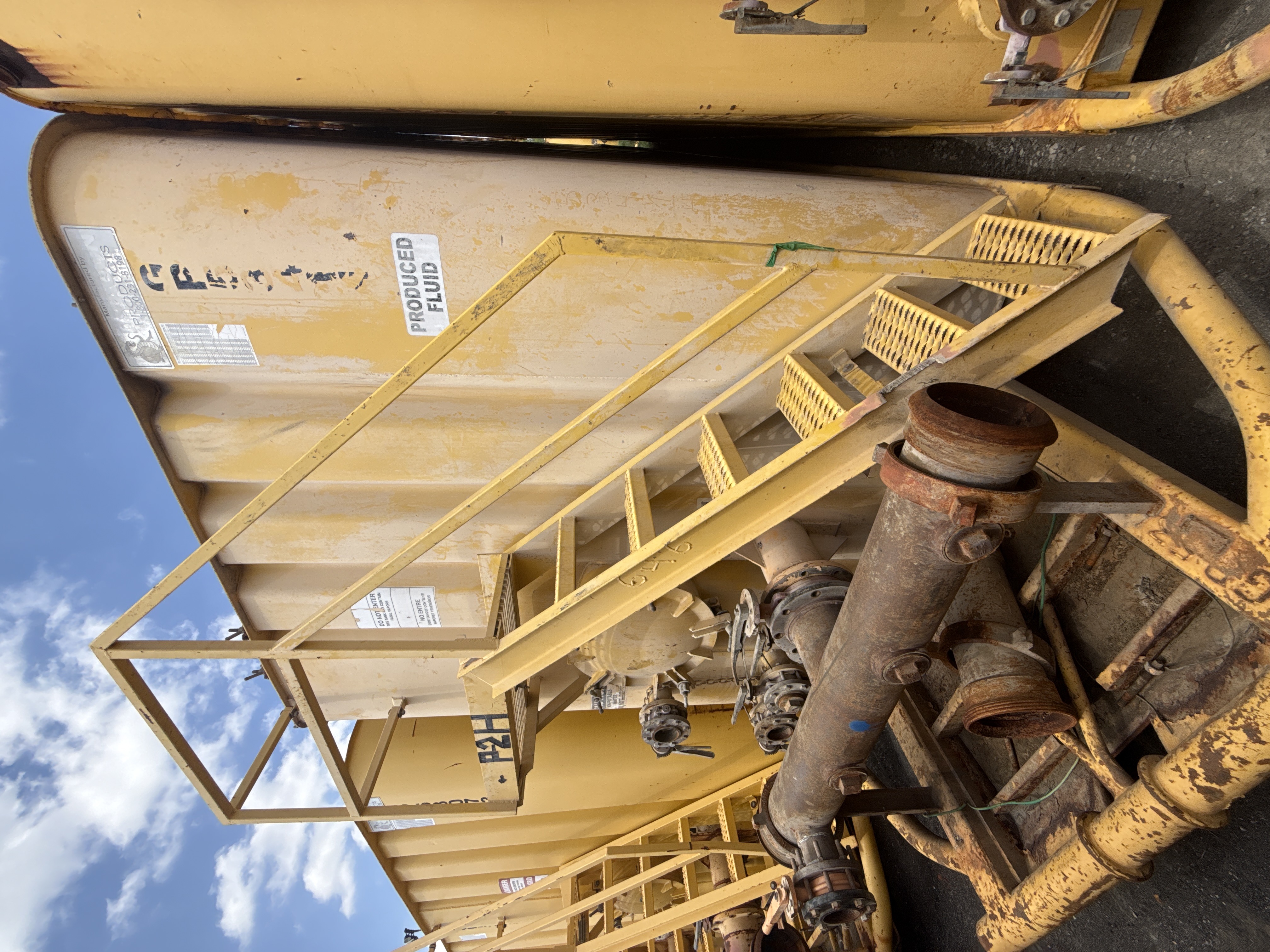 TANK, FRAC, FLAT TOP, 500BBL INT MAN - Image 3