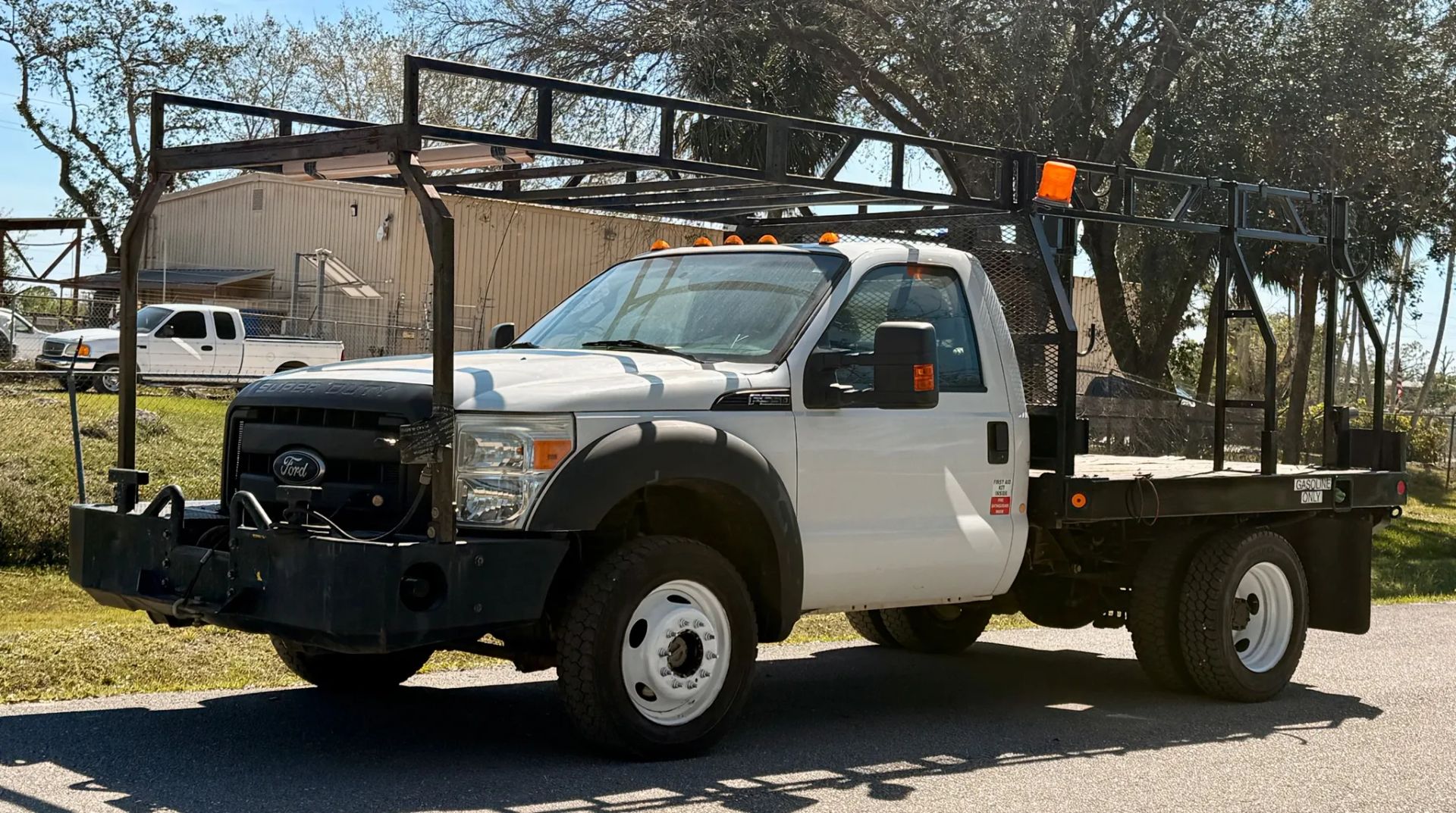 2012 Ford F-550 Super Duty Flatbed Truck