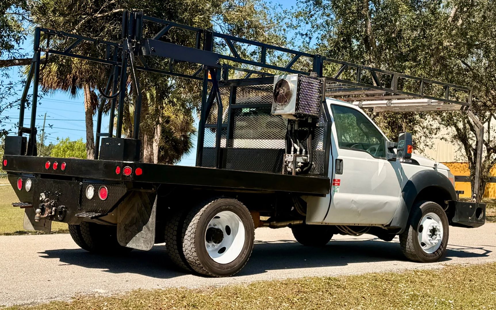 2012 Ford F-550 Super Duty Flatbed Truck - Image 3