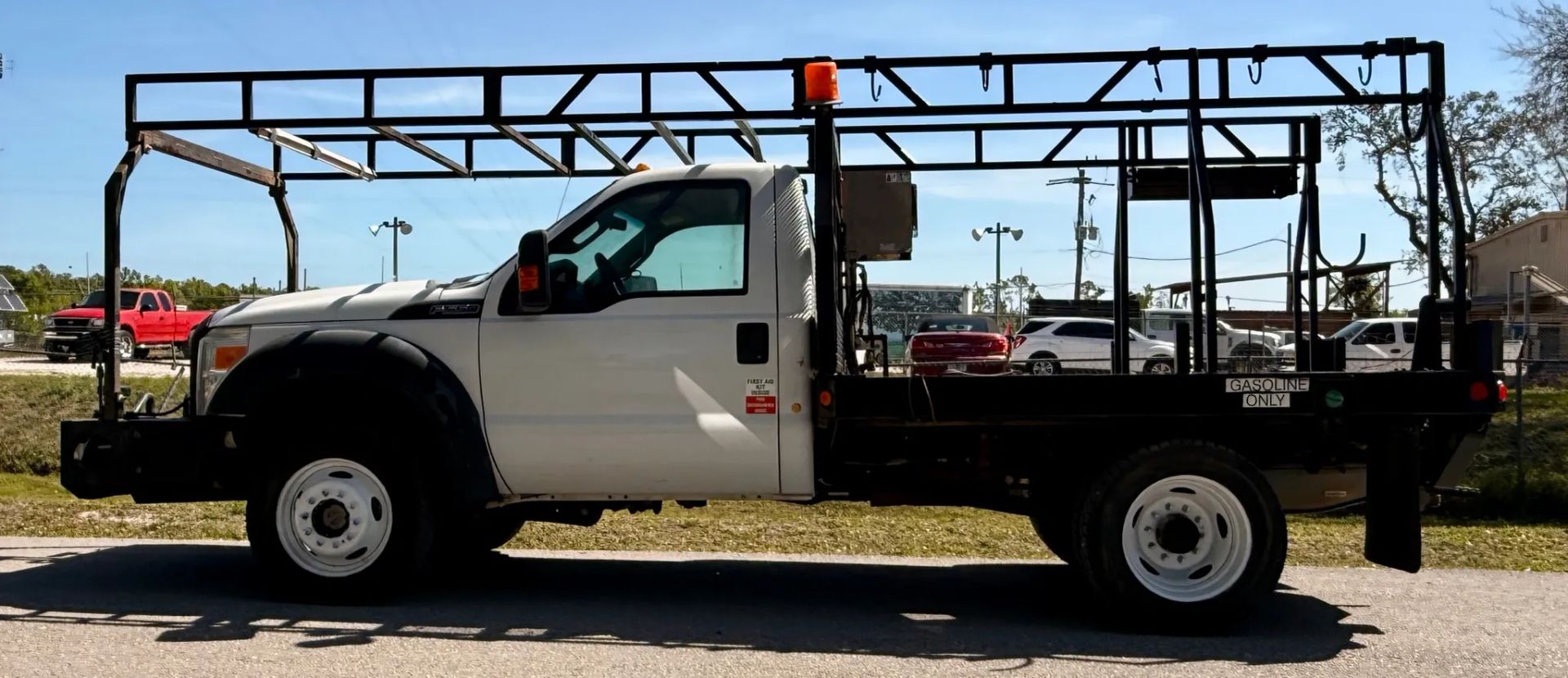 2012 Ford F-550 Super Duty Flatbed Truck - Image 4