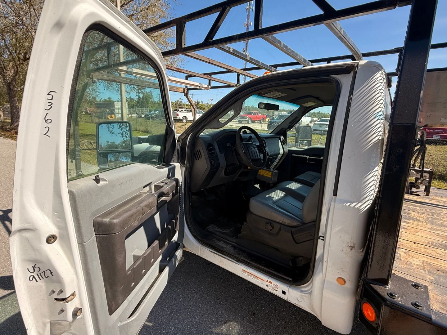 2012 Ford F-550 Super Duty Flatbed Truck - Image 11