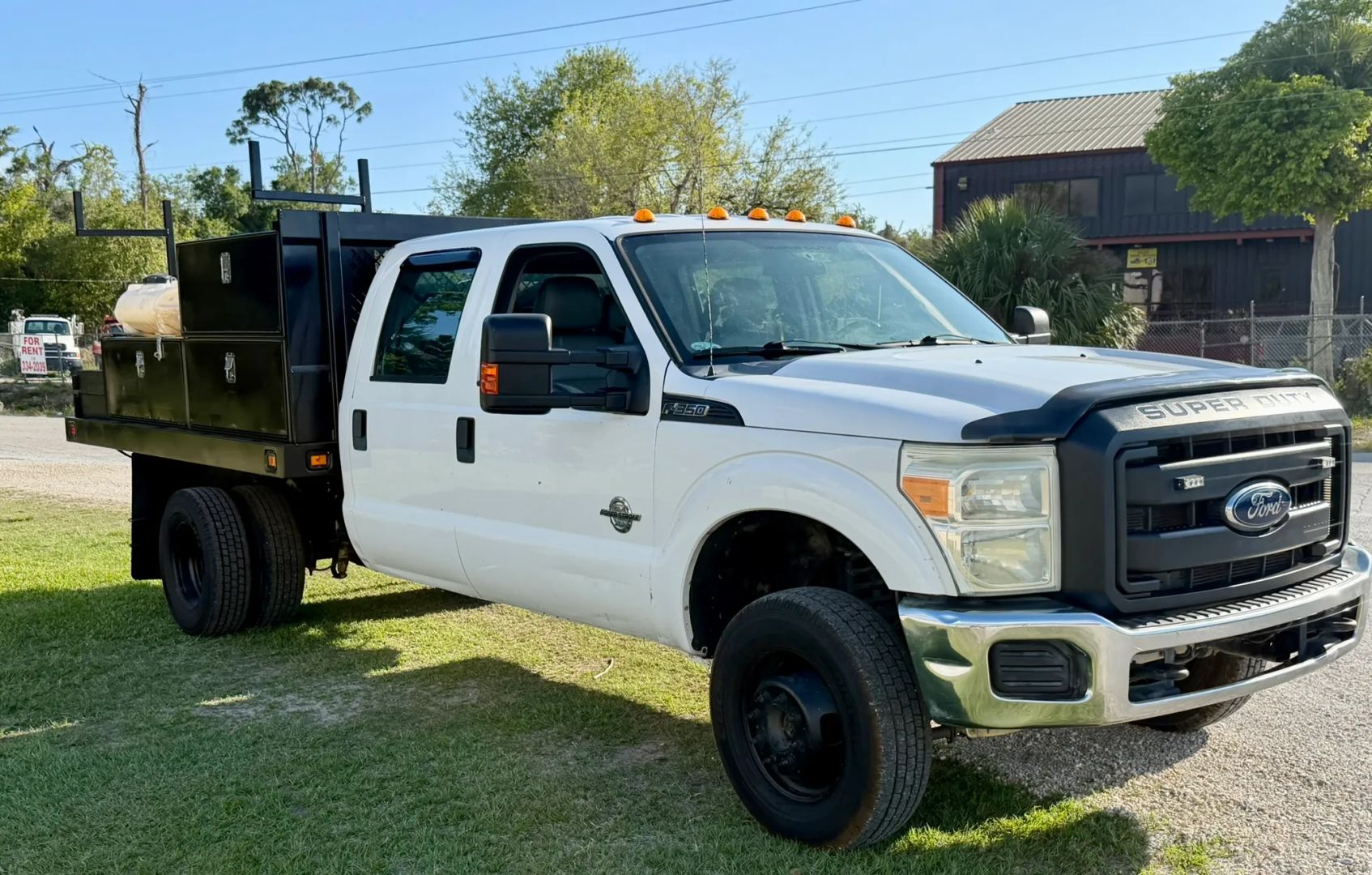 2014 Ford F-350 Super Duty Flatbed Truck - Image 2