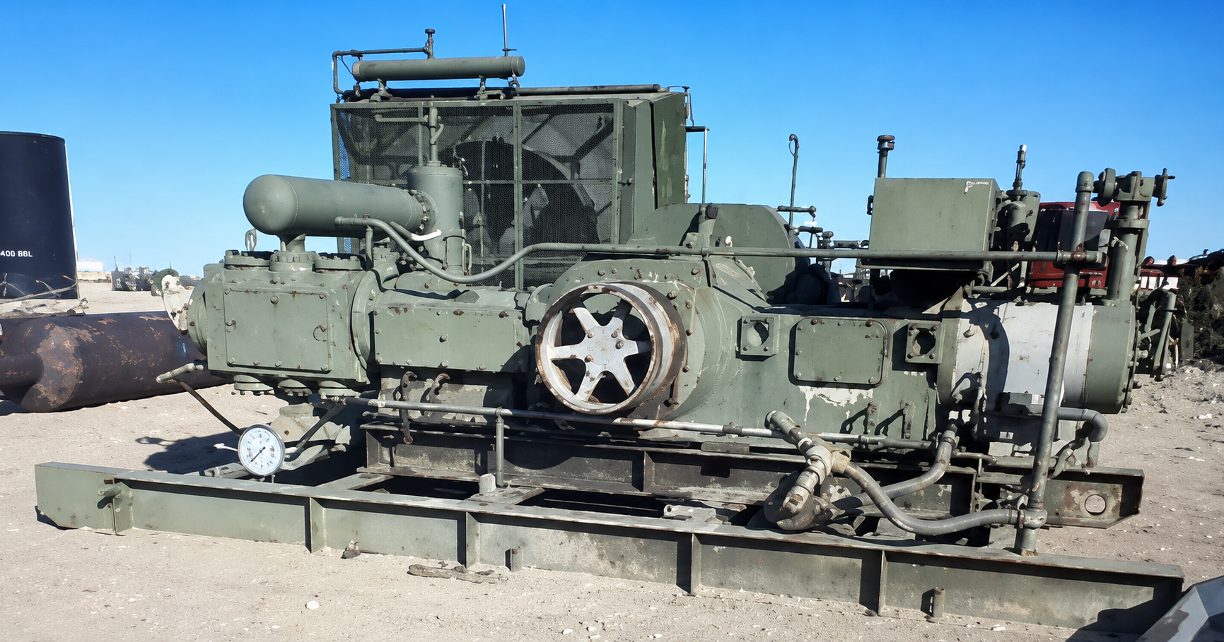 Ajax Single Stage Gas Compressor