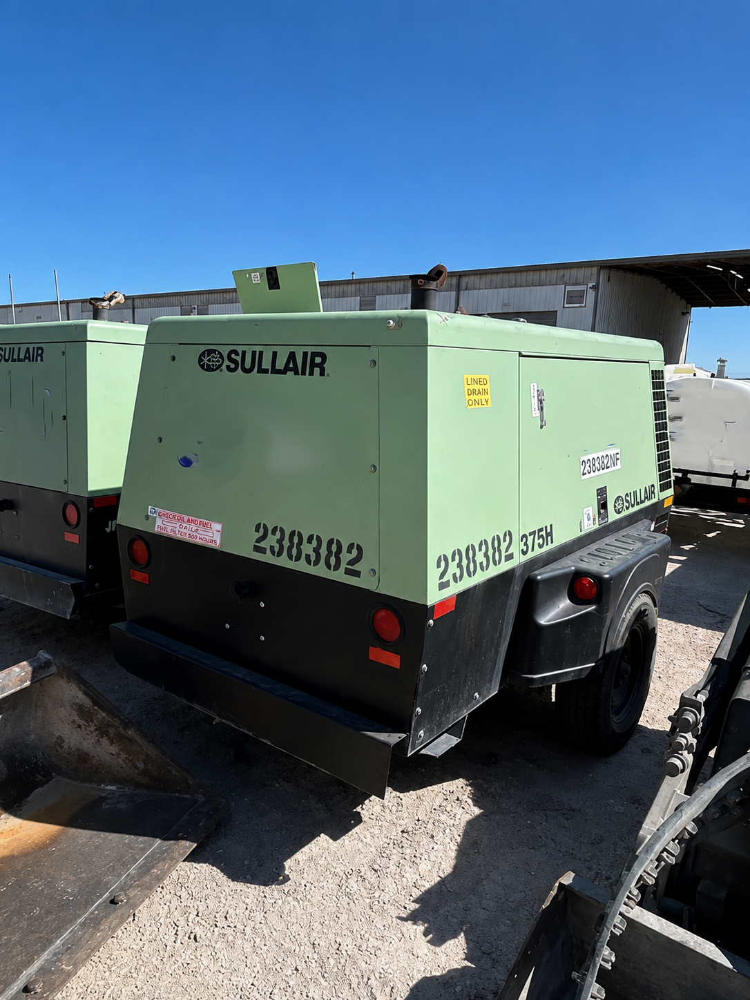 2017 Sullair 375H DPQ-JD3 Air Compressor