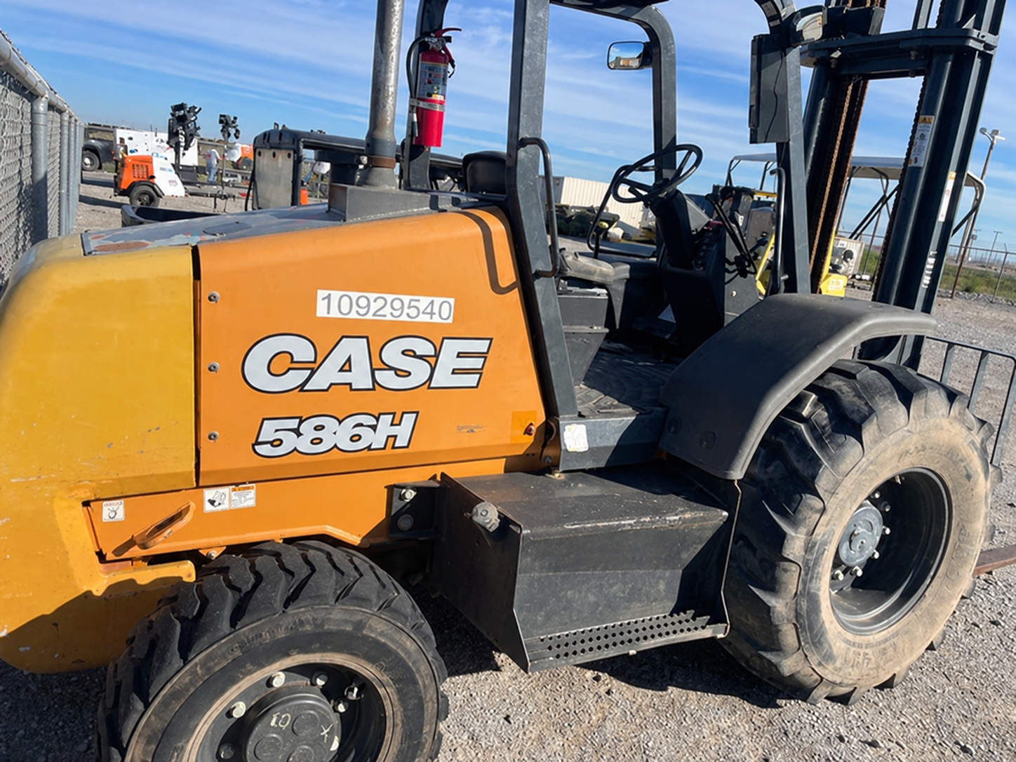 2019 Case 586H Rough Terrain Forklift
