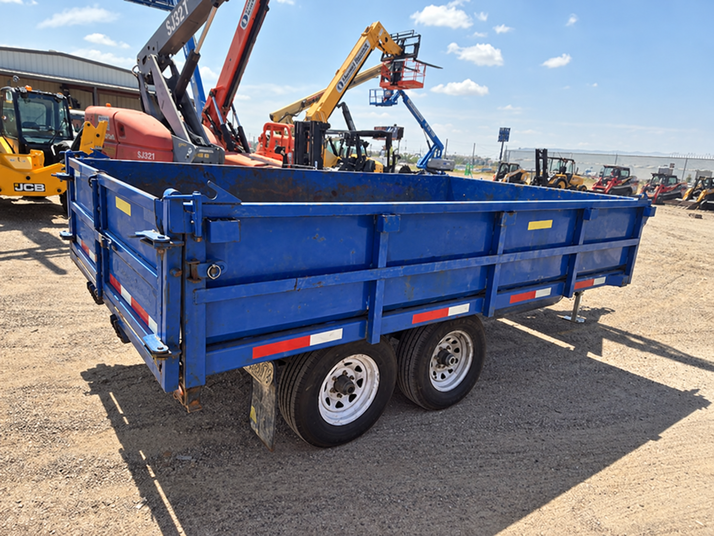 2021 Anderson LHD7125T Dump Trailer