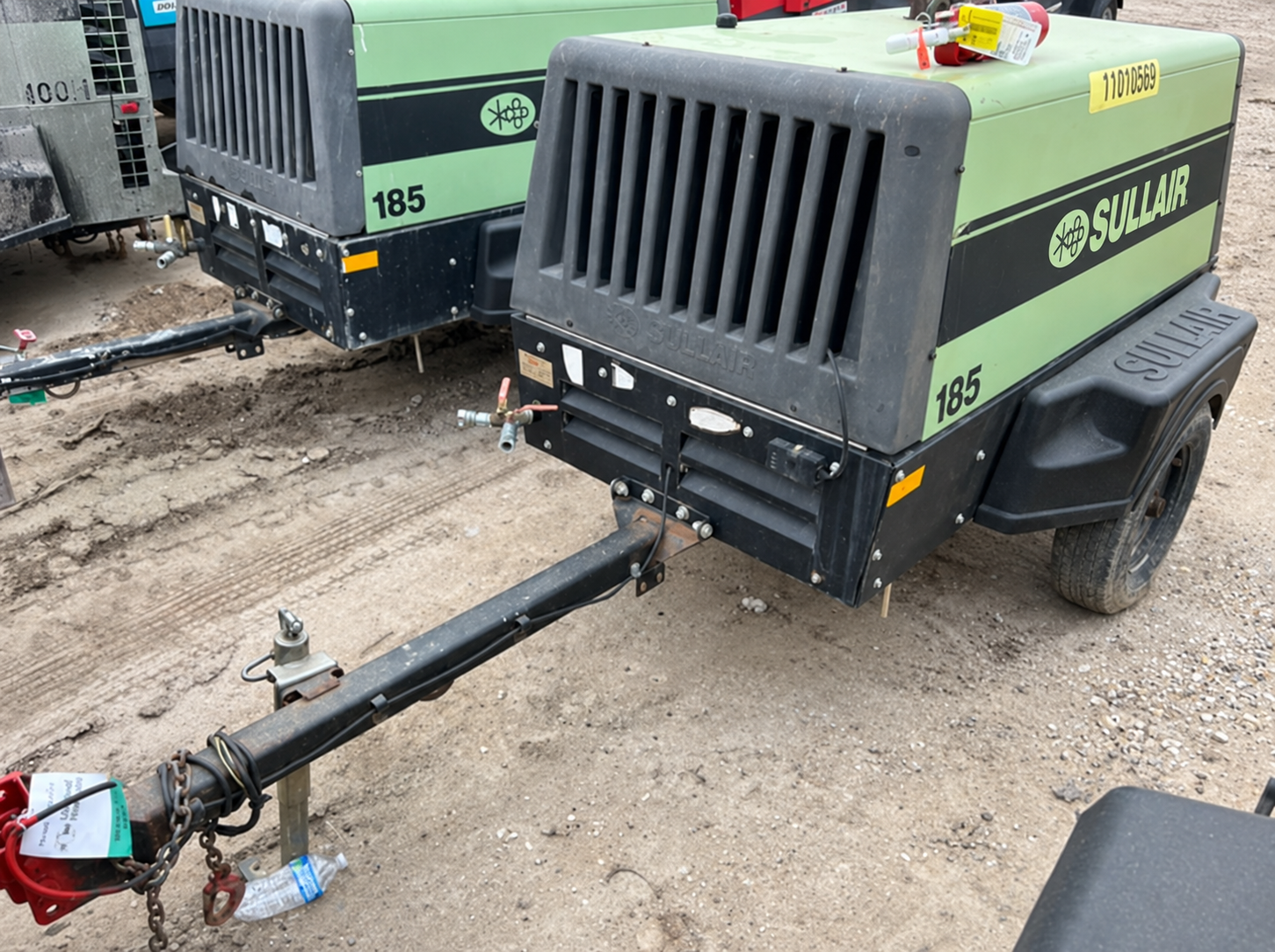 2019 Sullair 185DPQ-KU-T3 Portable Air Compressor - Image 3