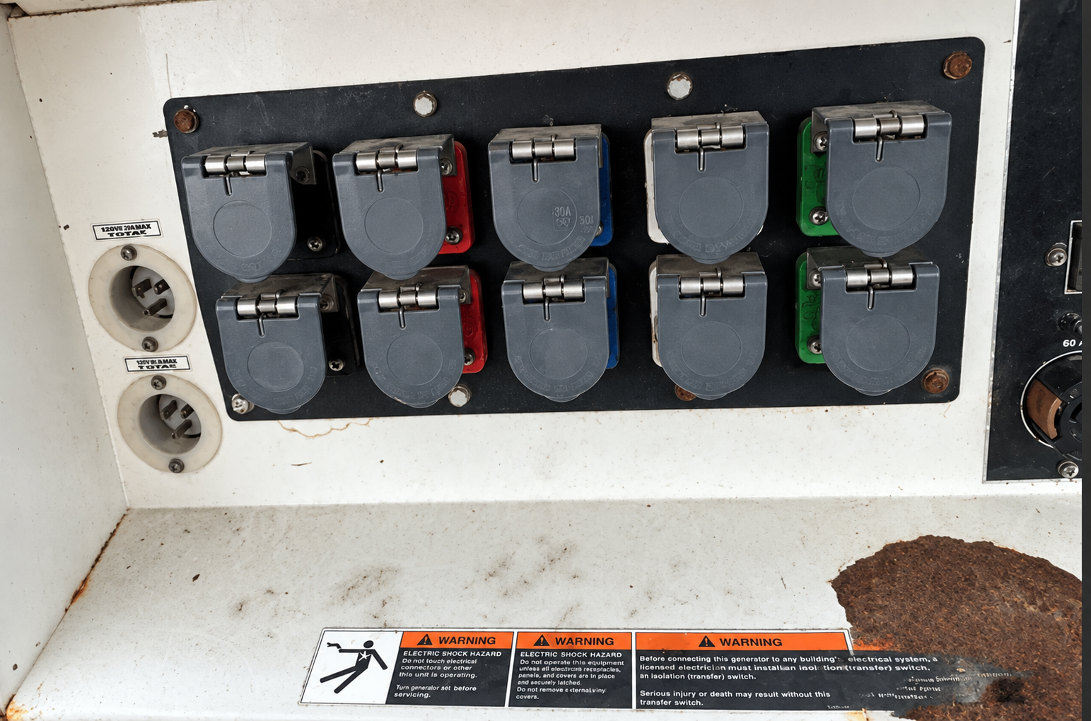2015 Multiquip DCA125SSJU4I Trailer Mounted Used Diesel Generator - Image 7