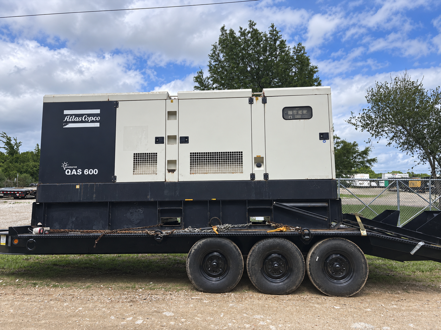 2013 Atlas Copco QAS600 Trailer Mounted Diesel Generator – Tier 2 - Image 3