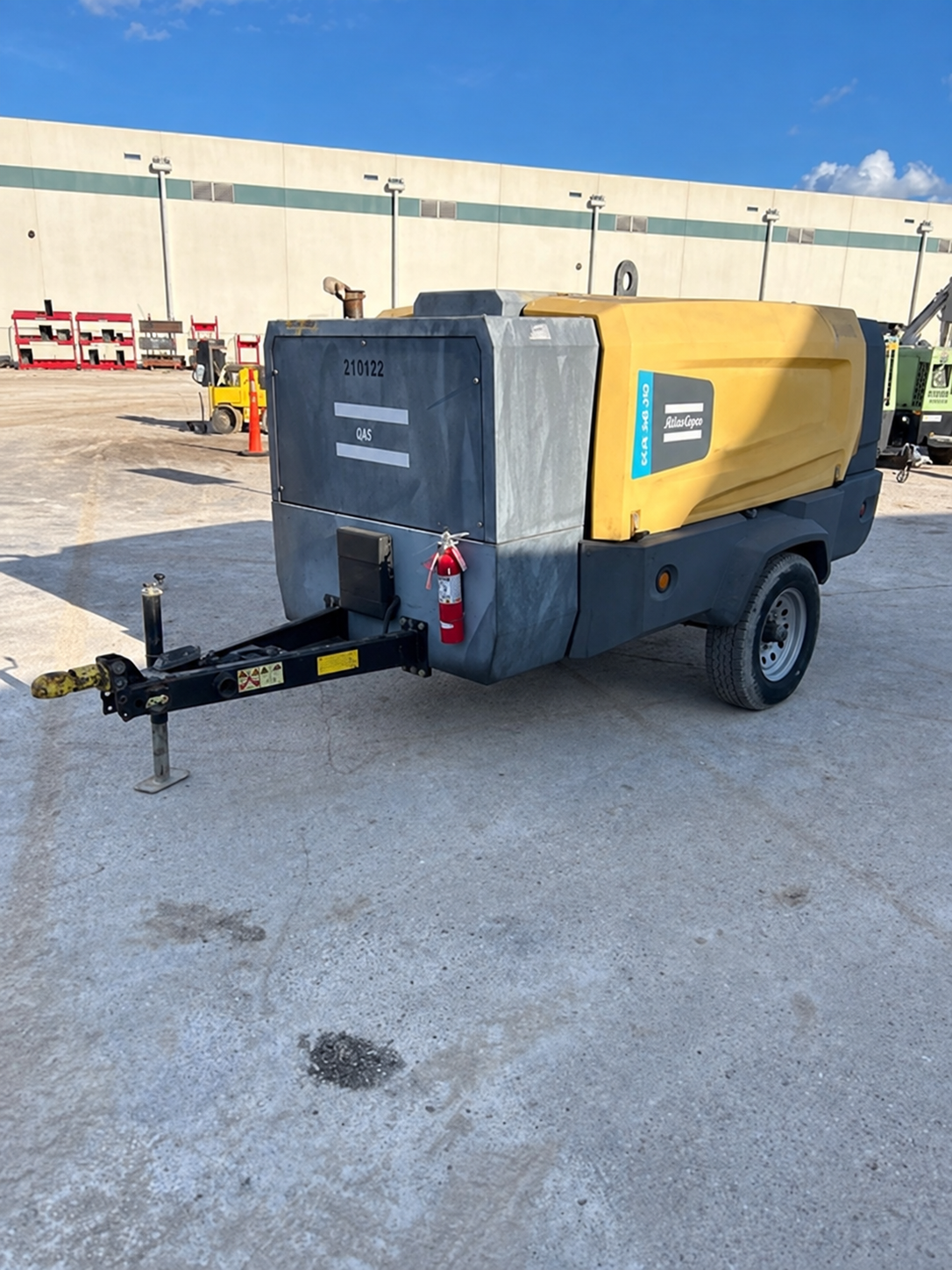 2018 Atlas Copco Portable Air Compressor - Image 2