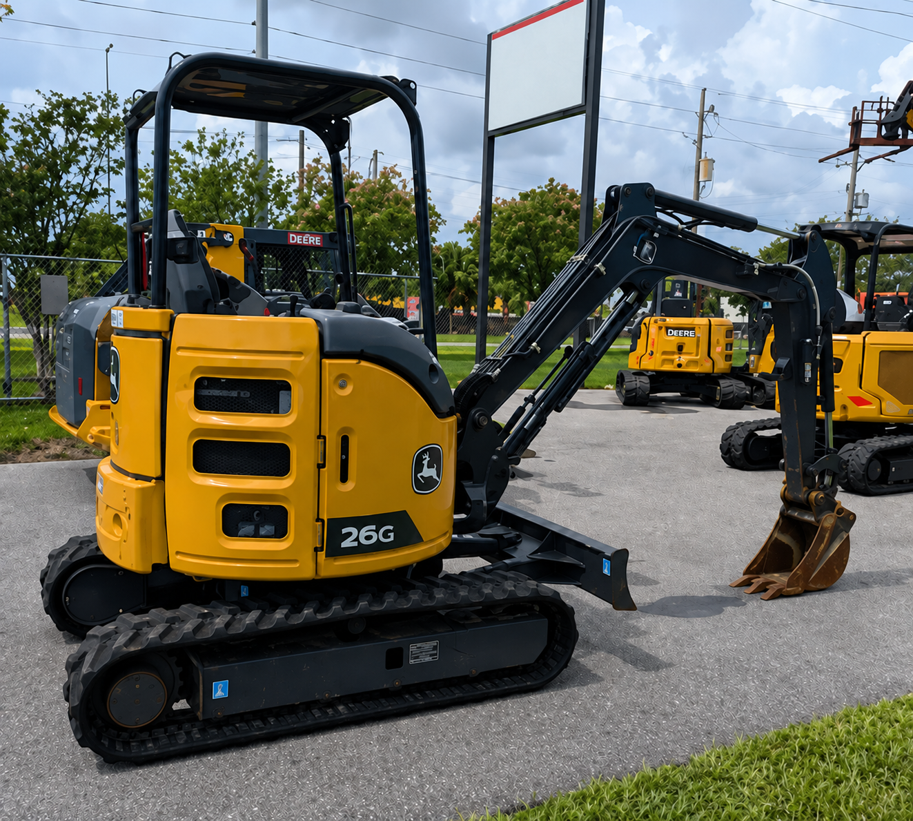 2021 John Deere 26G Mini Excavator - Image 3
