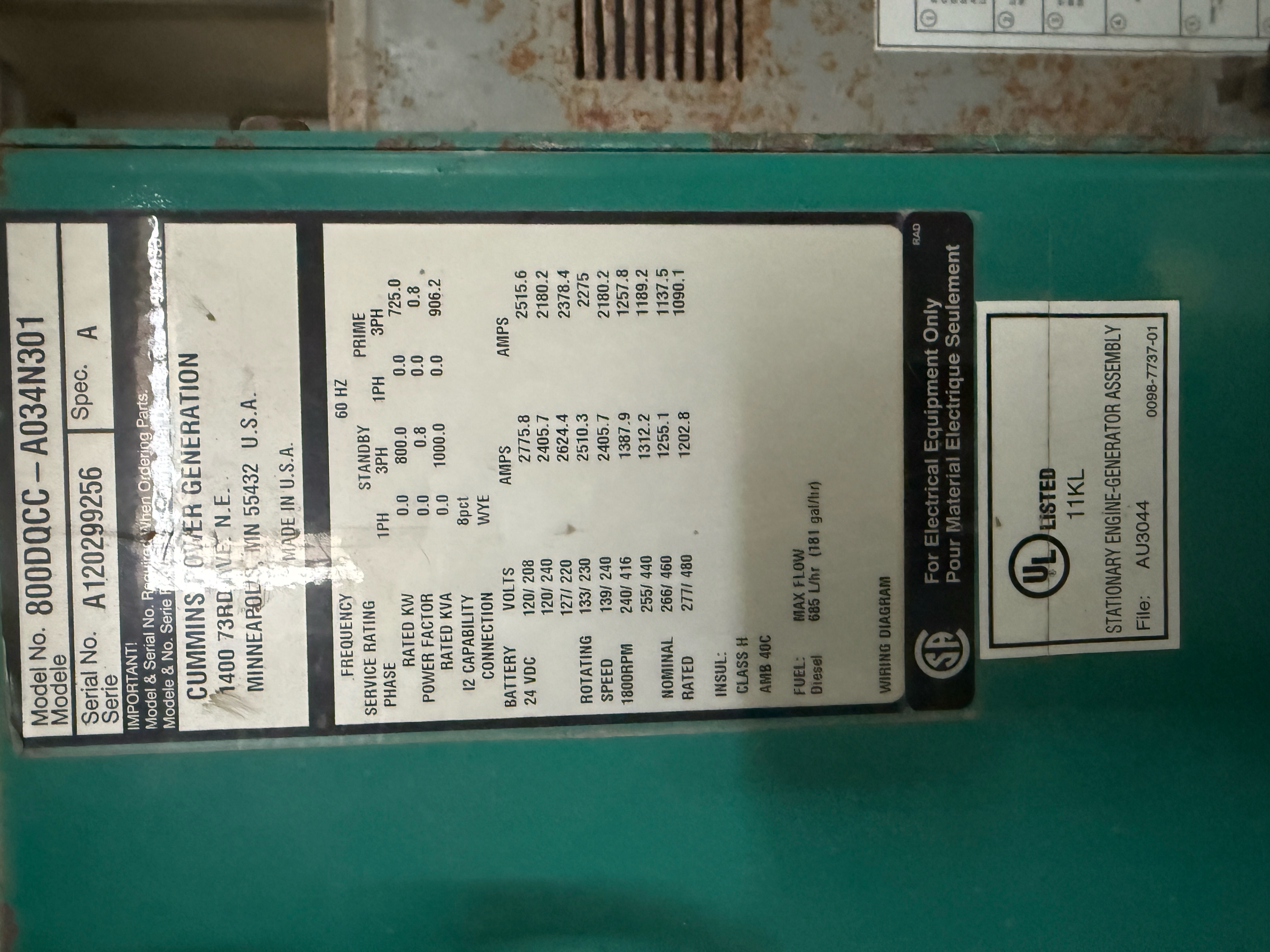 Cummins 800DQCC Mobile Generator - Image 9