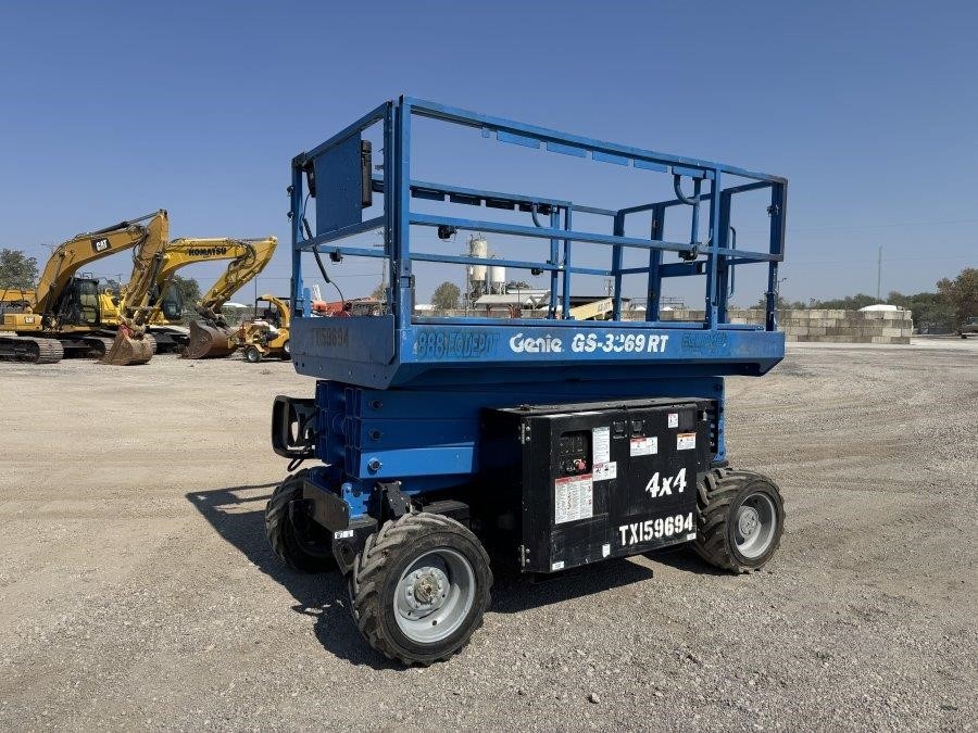 2017 Genie GS3369RT Rough Terrain Scissor Lift