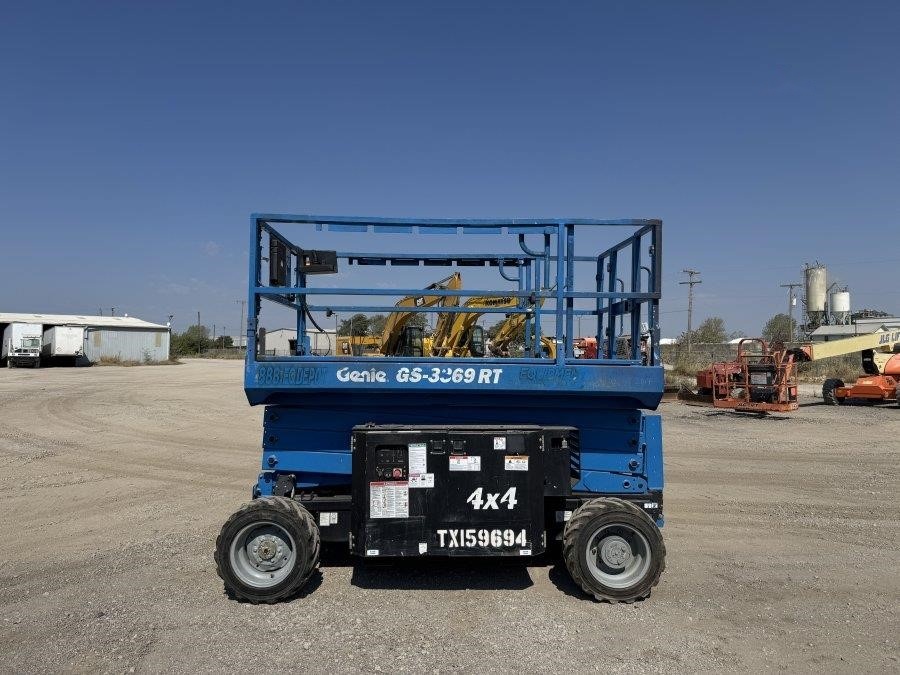 2017 Genie GS3369RT Rough Terrain Scissor Lift - Image 2