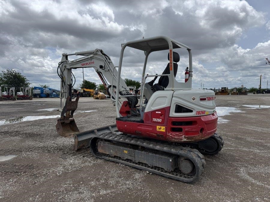 2022 Takeuchi TB260 Mini Excavator - Image 3