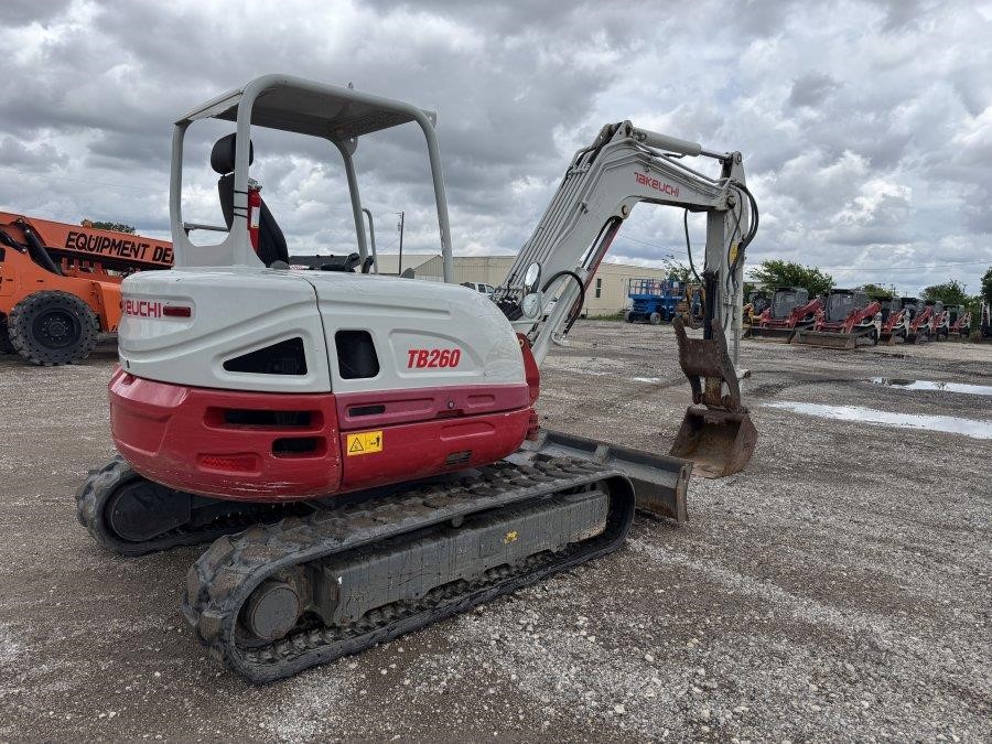 2022 Takeuchi TB260 Mini Excavator - Image 5