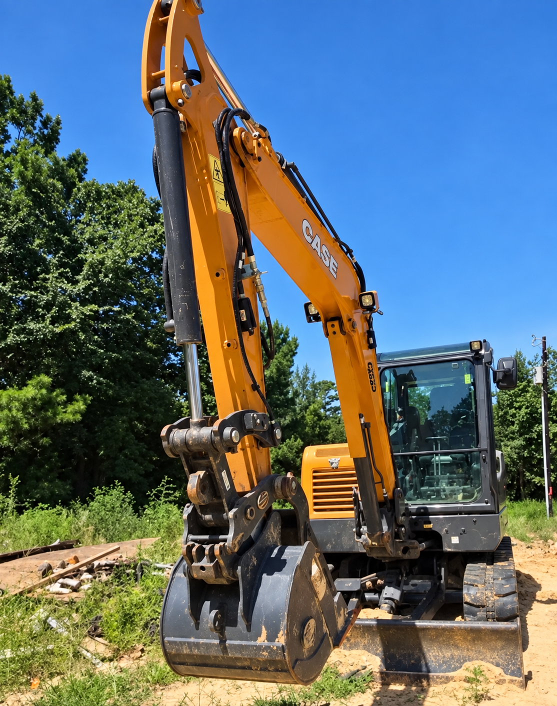 2024 Case CX60C Mini Excavator - Image 2