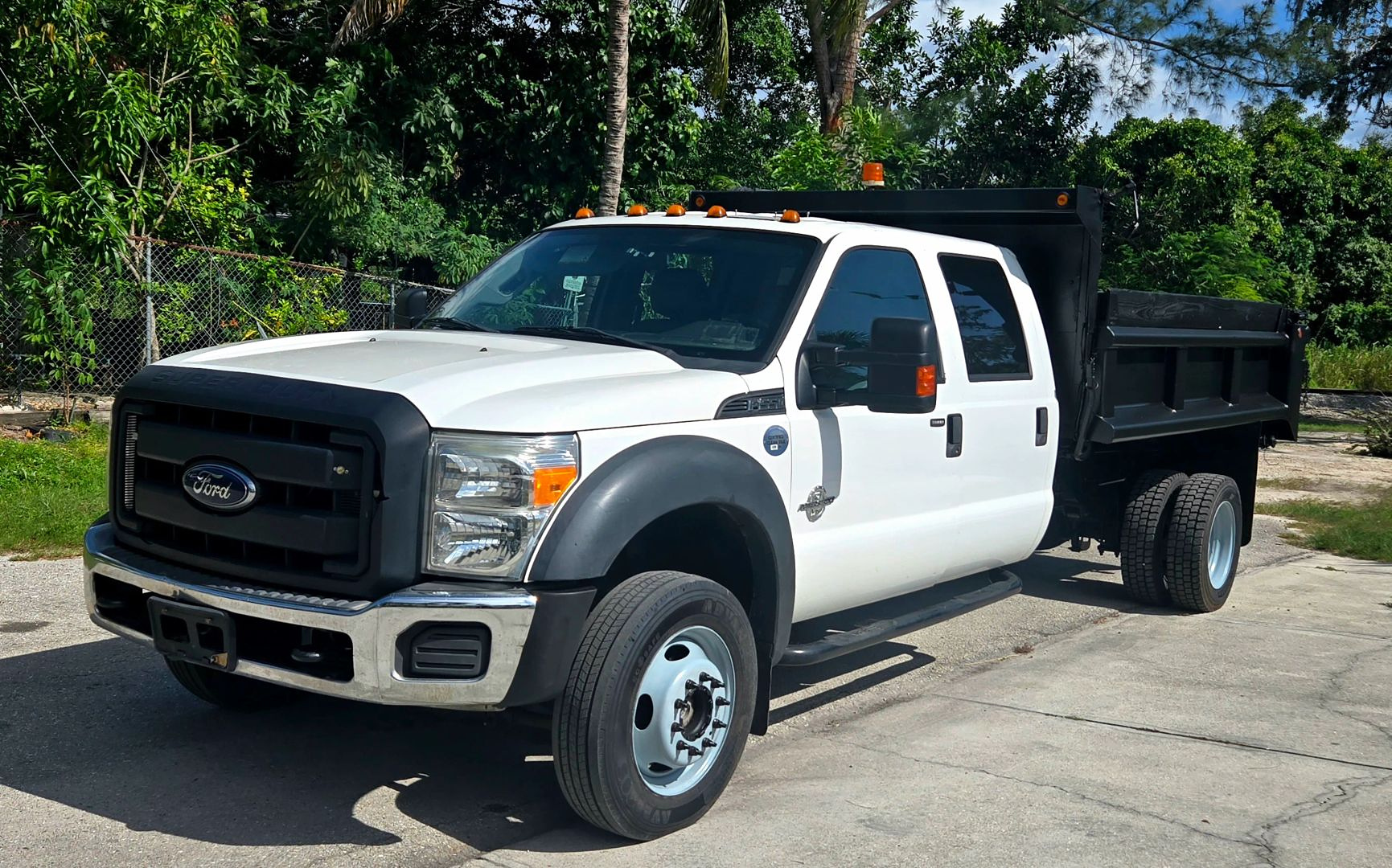 2015 FORD F550 CREW CAB DUMP TRUCK