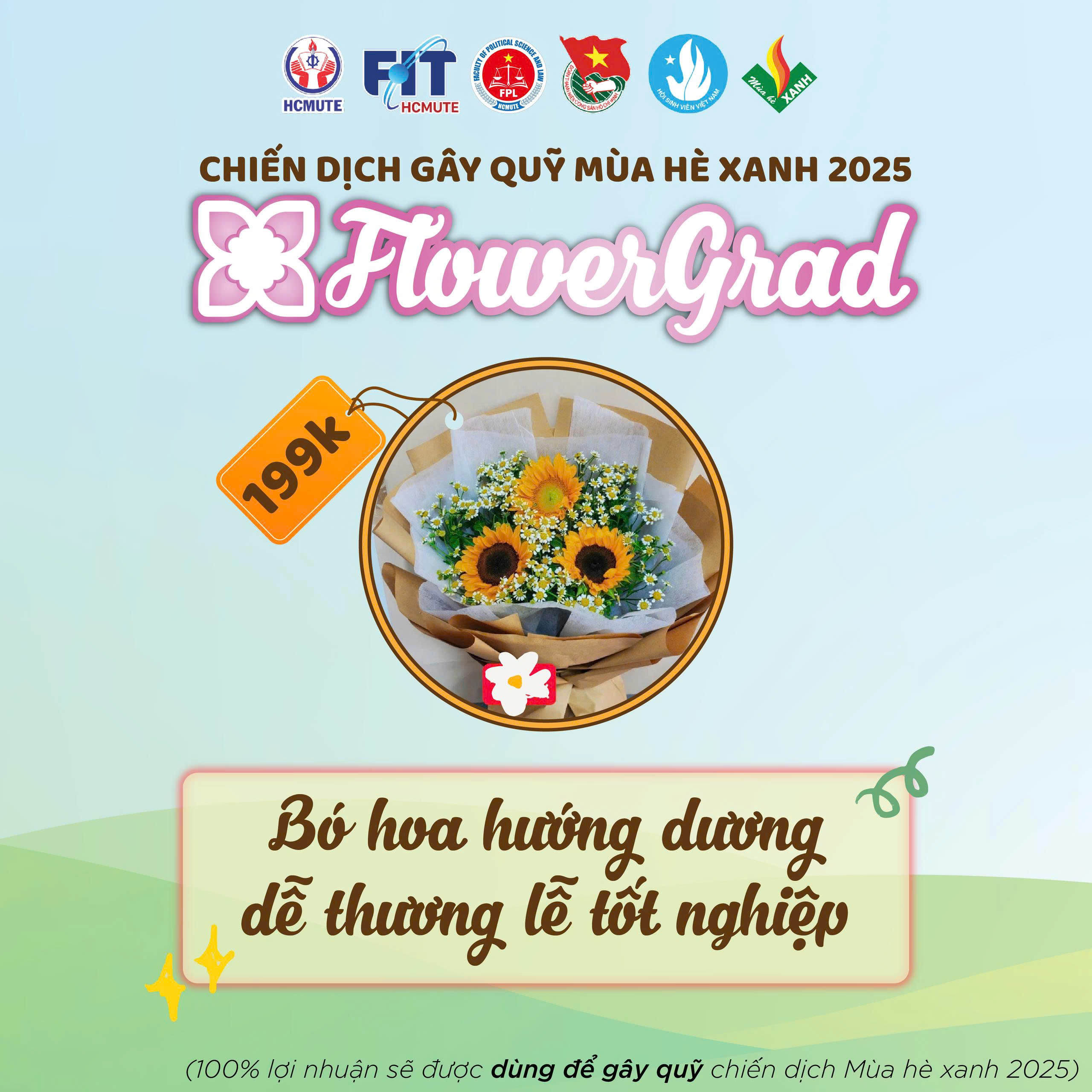 Hoa hướng dương 3 bông siu to