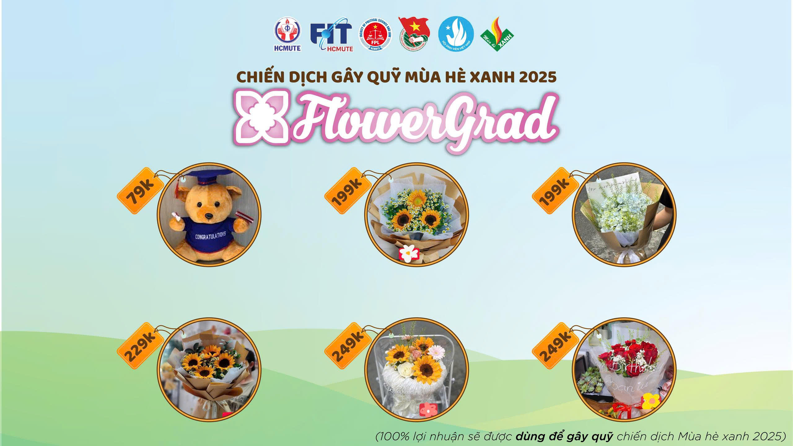 Hoa tốt nghiệp