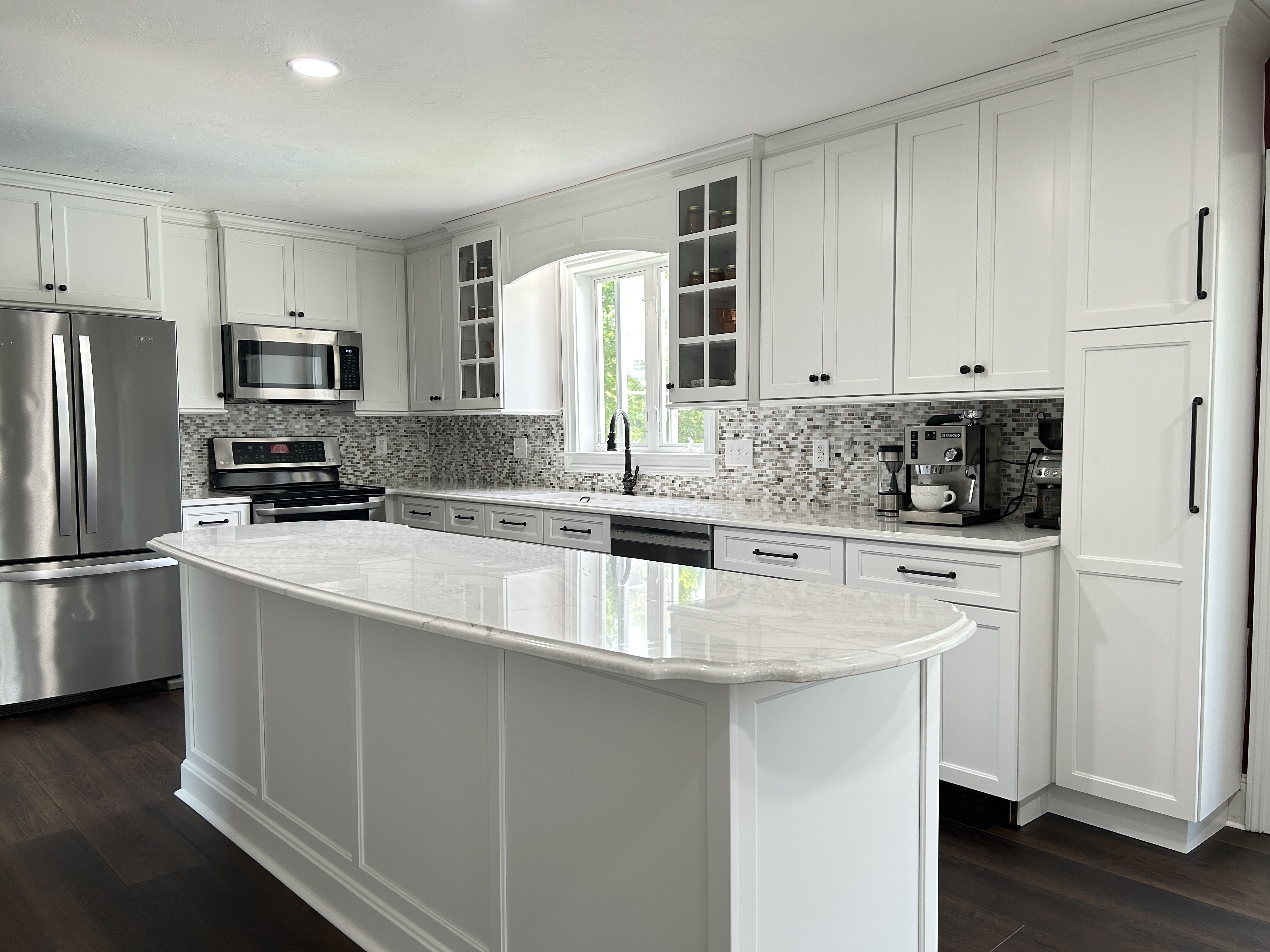 Add storagae and workspace with a custom built Island