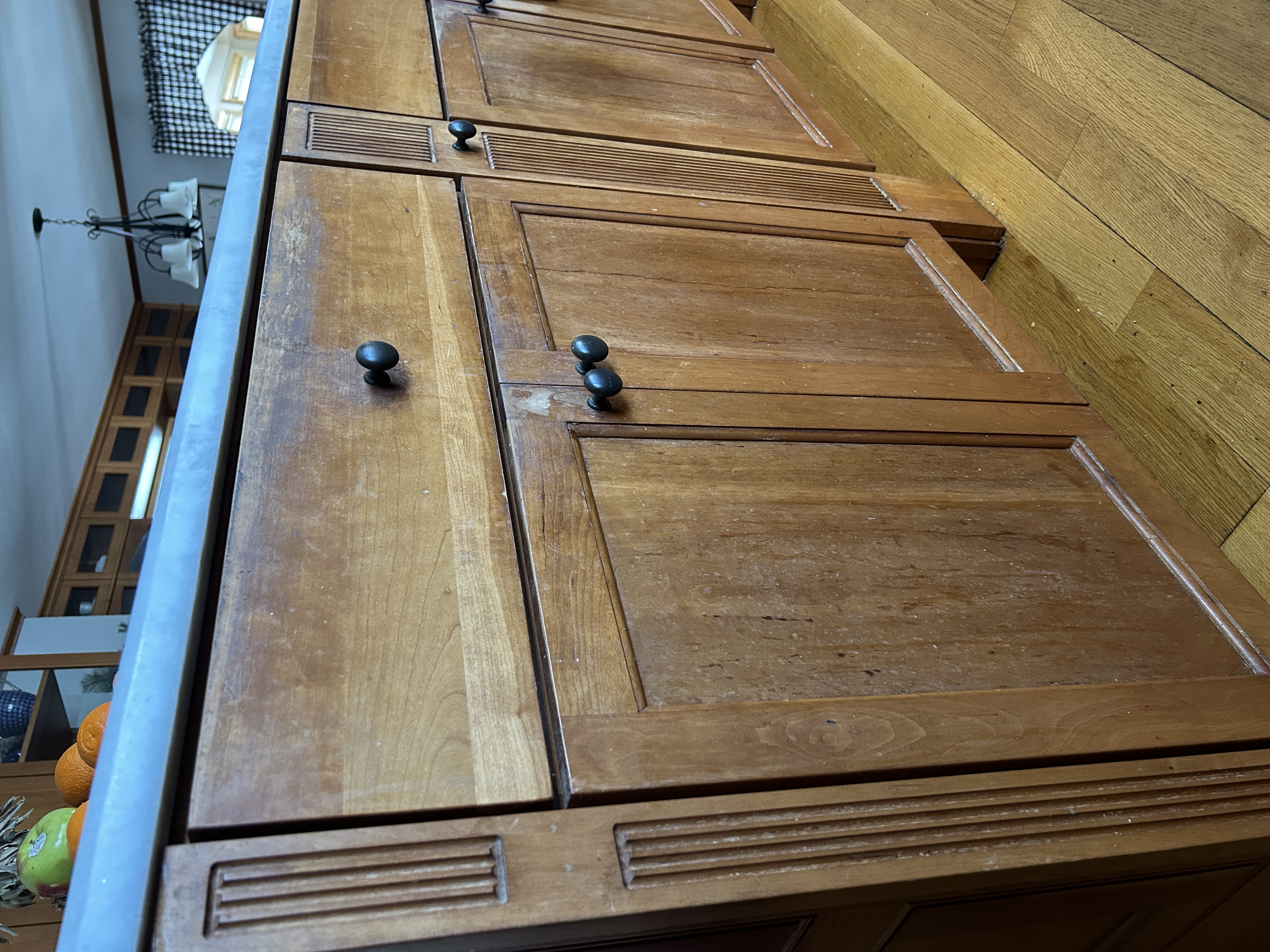 Cabinets Need Touch-up or Refinish