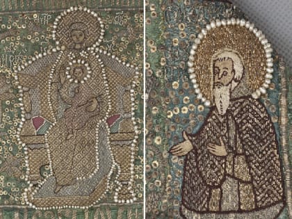 В Великом Новгороде представлены шедевры древнерусского лицевого шитья