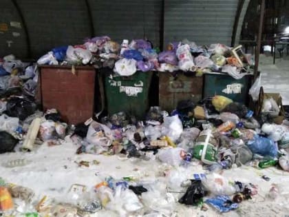 В мэрии Великого Новгорода срыв графика вывоза отходов объяснили трудностями доступа к контейнерам