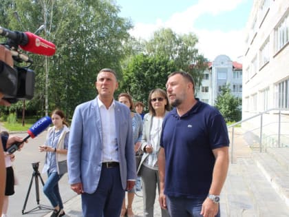 Продолжается капремонт гимназии № 2