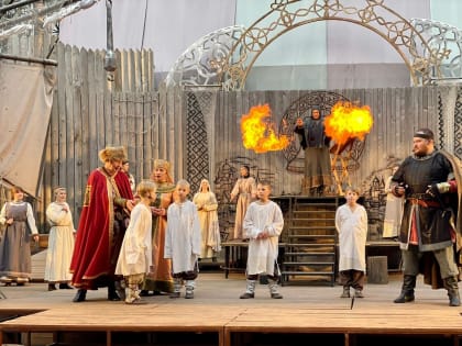 Из-за холодов уличный спектакль об Александре Невском перенесли на неделю