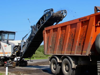 Ремонт автодороги в Великом Новгороде