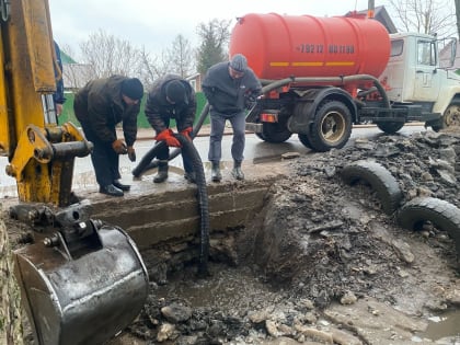 В Старой Руссе начались подтопления земельных участков