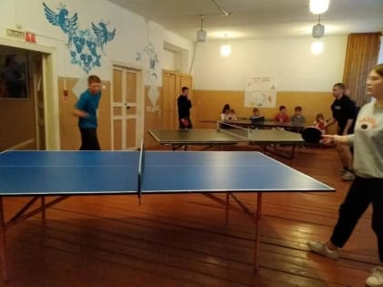 Состоялся турнир по настольному теннису среди жителей Ручьевского сельского поселения