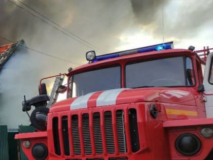 Ночью пожарные тушили автомобиль в старорусской деревне Кобылкино