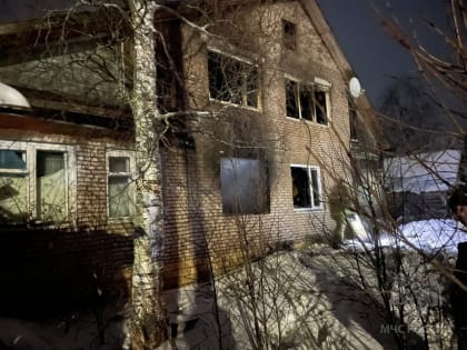 На пожаре в Любытинском районе погиб человек