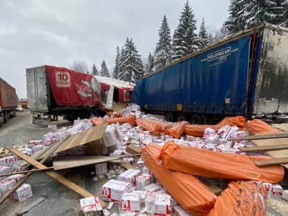 В ДТП на трассе М10 погиб водитель грузовика
